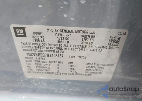 2012 GMC Sierra 1500 Sle z USA, uszkodzony, nr VIN 3GTP2VE75CG282051